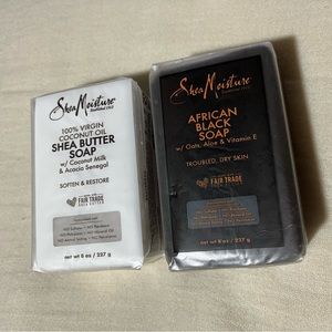 Shea Moisture AFRICAN‎ BLACK SOAP, SHEA BUTTER SOAP
